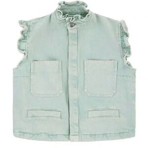 Seventy + Mochi Mint Green Sleeveless Vest